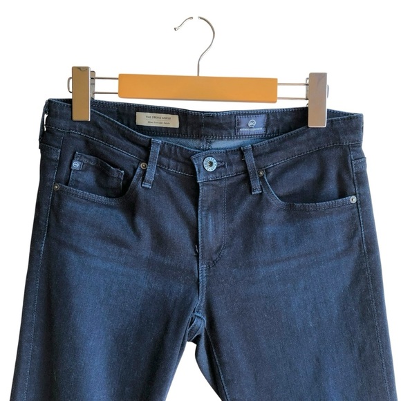 AG Stevie Ankle Slim Straight Jeans Size 26 Dark Wash - Picture 3 of 14